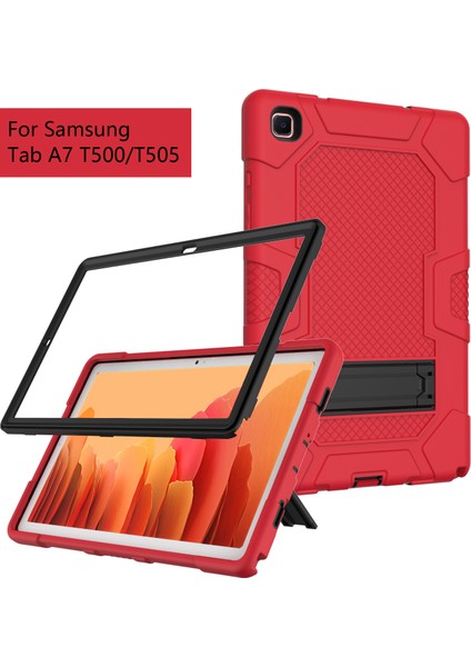 Slide Out Kontrast Pc Tpu Silikon Samsung Galaxy Tab A7 10.4 (2020 2022) T505 T500 T507 T505N SIYAH Tablet Kılıfı (Yurt Dışından)