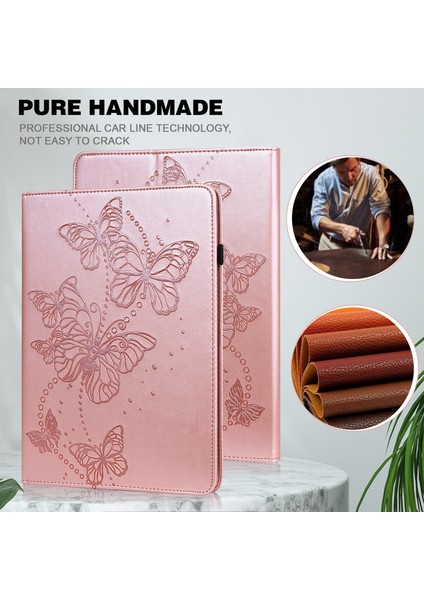 Samsung Galaxy Tab A9 Desenli Pu Deri Standı Tablet Kılıfı (Yurt Dışından)