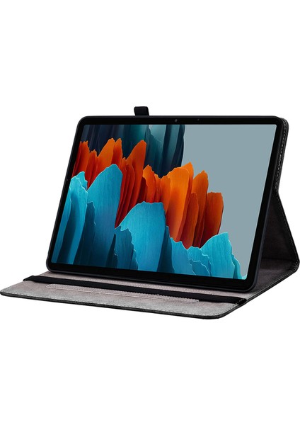 Samsung Galaxy Tab S7 s7 Fe s8 Pu Deri Çevirin Desen Baskı Anti Drop Tablet Kılıfı (Yurt Dışından) fırsatları