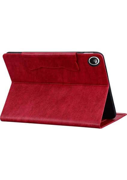 Samsung Galaxy Tab A9 X210 X215 X216 Pu Deri Folyo Kart Yuvaları Tablet Kılıfı (Yurt Dışından)