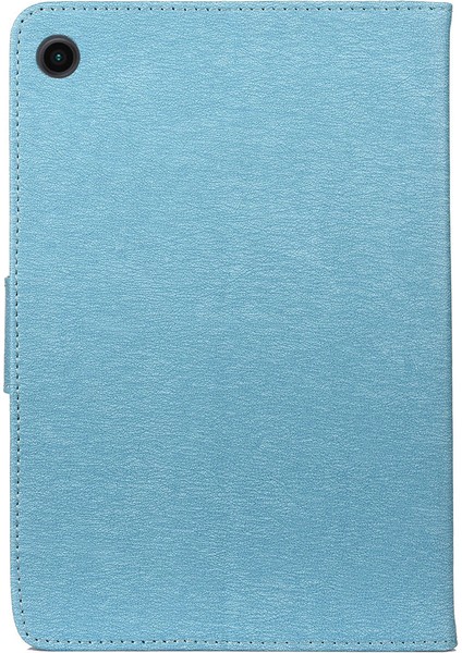 Samsung Galaxy Tab A8 10.5 (2021 2022) Çiçek Baskılı Pu Deri Standı Cüzdan Koruyucu Tablet Kılıfı (Yurt Dışından)