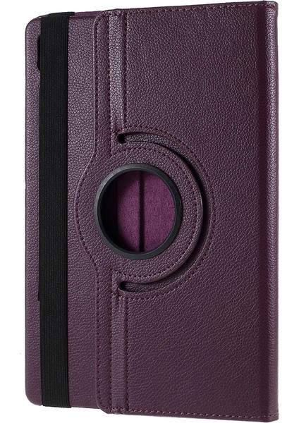 Samsung Galaxy Tab S9 s8 Döner Stand Pu Deri Elastik Bantlı Tablet Kılıfı (Yurt Dışından)