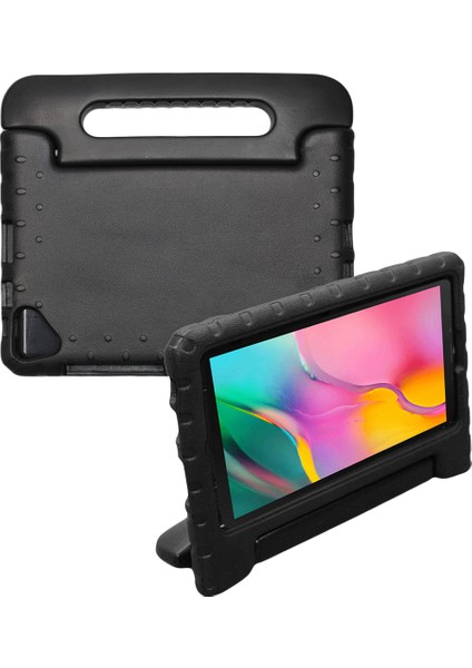 Kolu Standı Eva Samsung Galaxy Tab A 8.0 (2019) T290 T295 TAB A7 Lite 8.7 Inç T220 T225 SIYAH Tablet Kılıfı (Yurt Dışından)