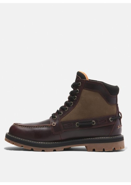 BRITTON ROAD MID LACE UP BOOT Erkek Burgundy Full Grain Bot TB0A697HEIW1 fiyatları