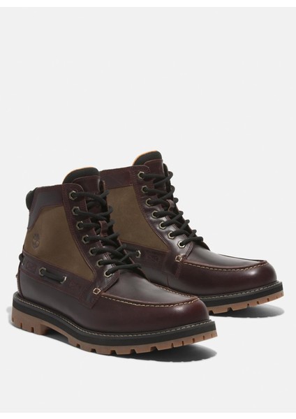 BRITTON ROAD MID LACE UP BOOT Erkek Burgundy Full Grain Bot TB0A697HEIW1 modelleri