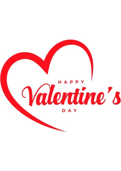 Happy Valentine's Day & 14 Şubat Sevgililer Günü Sticker fiyatları
