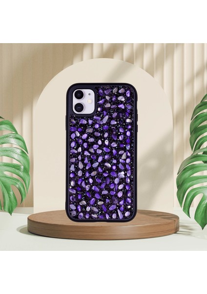 Pilelistore Iphone 11 Mercan Case Derin Mor