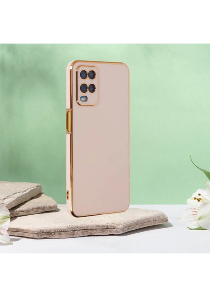 Oppo A54 Şanzelize Kılıf Rose Gold