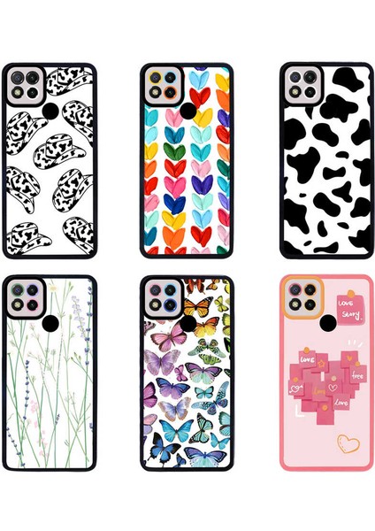 noktaks - Xiaomi Redmi 9C - Kılıf Desenli Koruyucu M-fit Kapak - Love Story No2 - T21587 modelleri