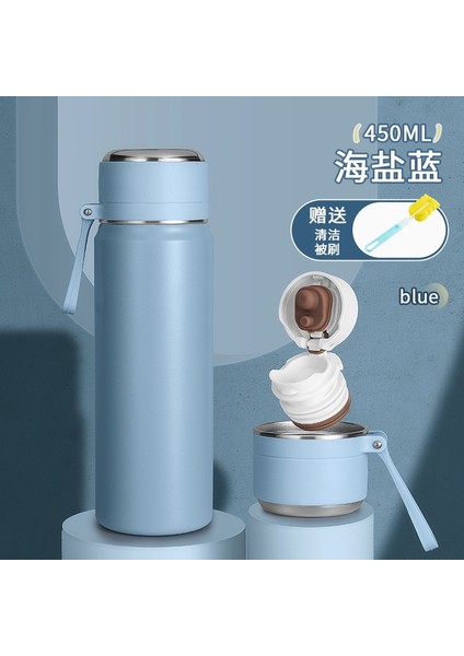 450 ml Su Bardağı Termos Bardak Yeni 316 Paslanmaz Çelik Öğrenci ve Çocuk Yüksek Görünümlü Taşınabilir Çay Bardağı (Yurt Dışından)