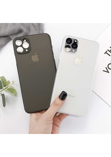 noktaks - Apple iPhone 12 Pro - Kılıf Koruyucu Sert Eko Pp Kapak - Saks Mavi