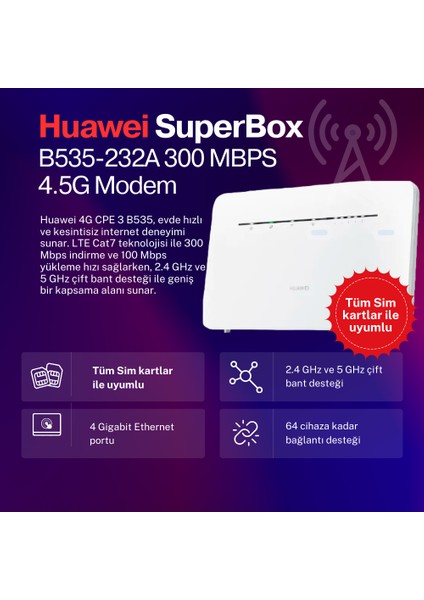 Superbox B535-232 300 Mbps 4.5G Modem