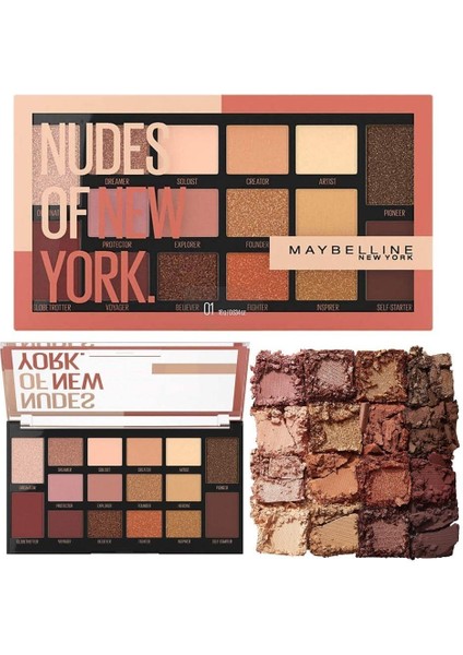 Maybelline New York Maybelline Nudes Telescopic Lift  Infaillible Etkili Bakışlar Göz Makyaj Seti