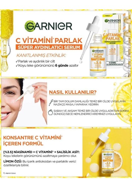 C Vitamin Gece-Gündüz Yoğun Etkili Aydınlatıcı Canlandırıcı Serum Seti