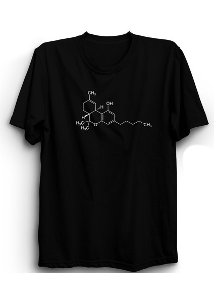 Thc, Tetrahidrokannabinol, Molekül Yapısı %100 Pamuk Tişört