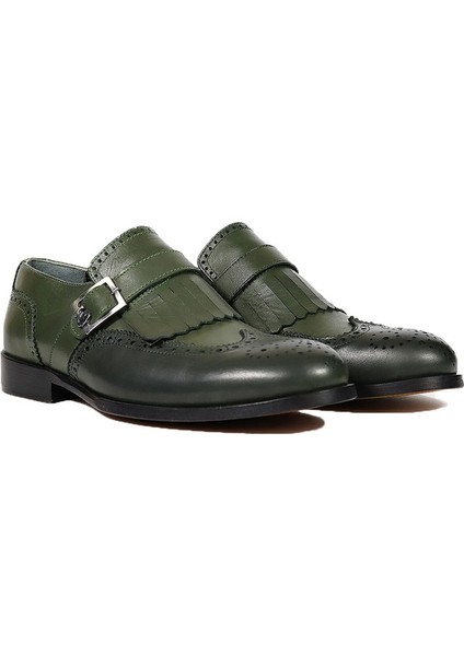 Erkek Klasik Ayakkabı [130164], Yeşil, 43 fiyatları