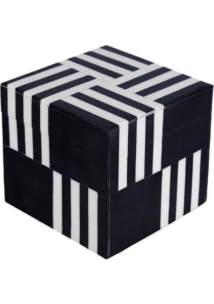 Siyah Kare Kutu 10x10 Cm Dgy 025