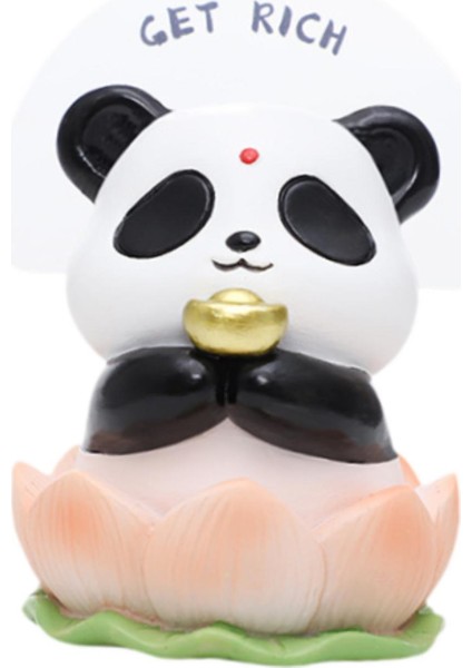 Figürü Üstü Süsleme Reçine Kitaplık Şlar Panda Heykel (Yurt Dışından)