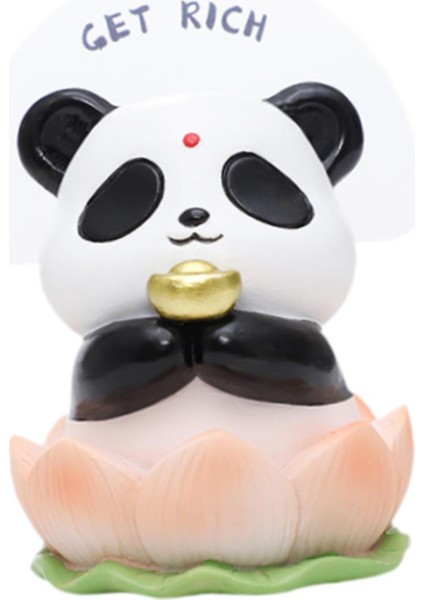 Figürü Üstü Süsleme Reçine Kitaplık Şlar Panda Heykel (Yurt Dışından)