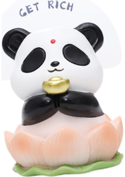 Figürü Üstü Süsleme Reçine Kitaplık Şlar Panda Heykel (Yurt Dışından)