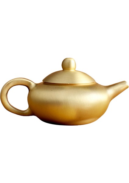 Çin Pirinç Çaydanlık El Sanatları El Yapımı Fengshui El Oyuncak Çaydanlık Veranda için 7 cmx3.1 cm (Yurt Dışından) modelleri