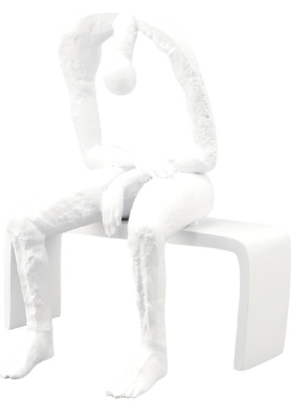 Figürü Figür Masa Orta Parçaları Beyaz (Yurt Dışından)