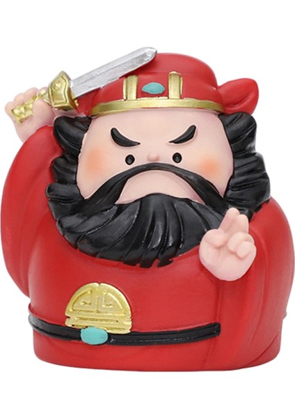 Karikatür Reçine Çin ÖlümsüzFengshui Üstü Dekoru Heykel (Yurt Dışından)