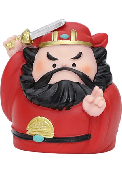Karikatür Reçine Çin ÖlümsüzFengshui Üstü Dekoru Heykel (Yurt Dışından)