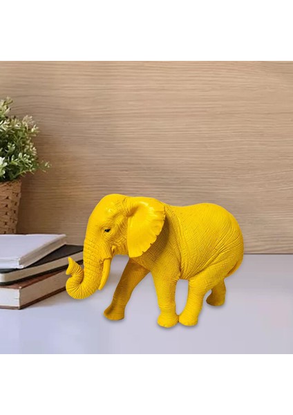 Fil Fil Yemek Odası Üstü Dolap Sarı Heykel (Yurt Dışından) modelleri