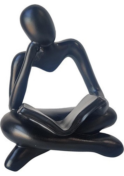 Soyut Düşünür Masaüstü Dekoratif Dekor Heykel (Yurt Dışından)