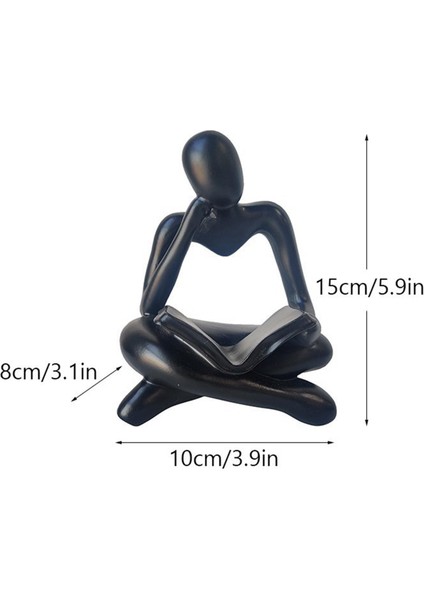Soyut Düşünür Masaüstü Dekoratif Dekor Heykel (Yurt Dışından) fırsatları