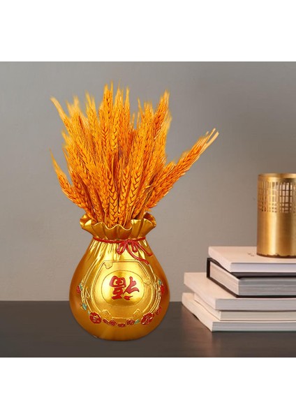 Feng ShuiÇiçek Vazosu Reçine Giriş Heykel (Yurt Dışından)