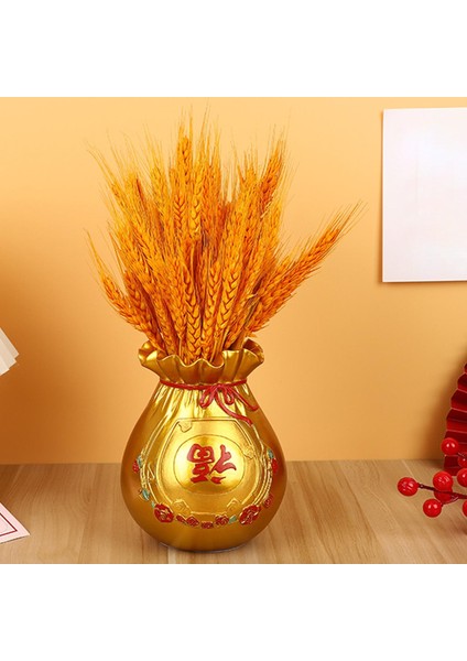 Feng ShuiÇiçek Vazosu Reçine Giriş Heykel (Yurt Dışından)