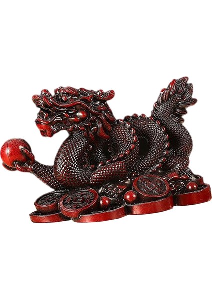 Çin Figürleri Koleksiyonları Raf Dekorasyonu için Kırmızı Büyük Heykel (Yurt Dışından)