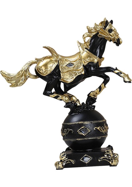 Reçine At Tv Sehpası Hayvan Reçine Malzeme At Süsü 24 Parça27X11 cm Siyah ve Heykel (Yurt Dışından) indirimleri