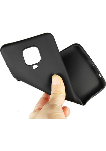 - Xiaomi Redmi Note 9 Pro - Kılıf Mat Soft Premier Silikon Kapak - Gold