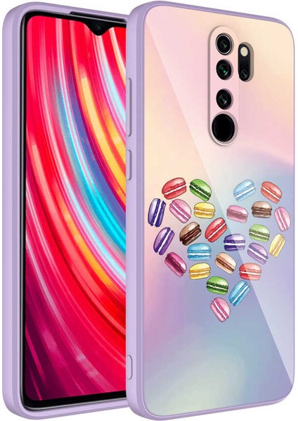 Ekılıf - Xiaomi Redmi Note 8 Pro - Kılıf Kamera Korumalı Desenli Sert Silikon Epoksi Kapak - No1