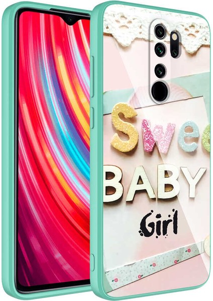 - Xiaomi Redmi Note 8 Pro - Kılıf Kamera Korumalı Desenli Sert Silikon Epoksi Kapak - NO5 - T23697