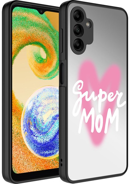 Ekılıf - Samsung Galaxy A04S - Kılıf Aynalı Desenli Kamera Korumalı Parlak Mirror Kapak - Pati