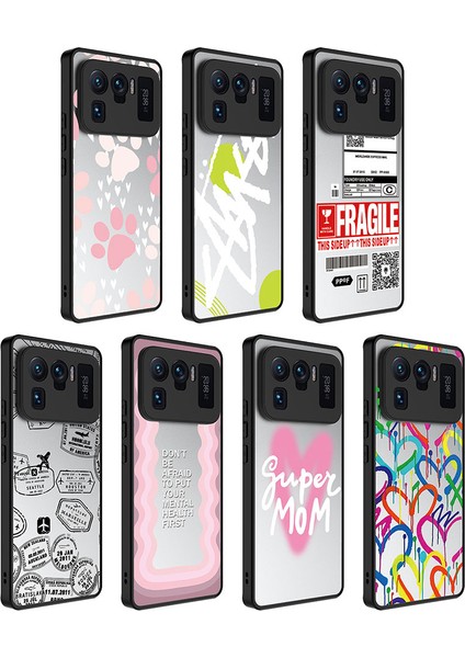 Ekılıf - Xiaomi Mi 11 Ultra - Kılıf Aynalı Desenli Kamera Korumalı Parlak Mirror Kapak - Pati