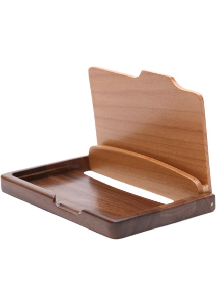 Kartvizit Düzenleyici Kart Kutusu Taşınabilir Ahşap Kartvizitlik (Yurt Dışından) fırsatları