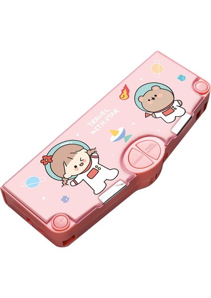 Malzemeleri Ortaokul Çocukları Için Çanta, Kırtasiye Kutusu - Kız (Yurt Dışından)