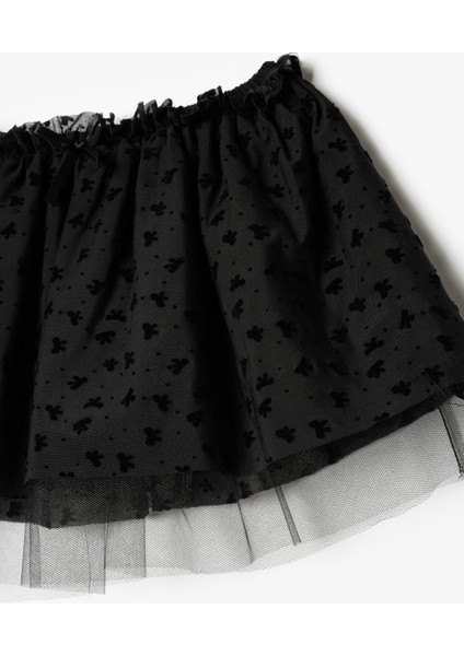 Tütü Etek Puantiyeli Astarlı Beli Lastikli modelleri