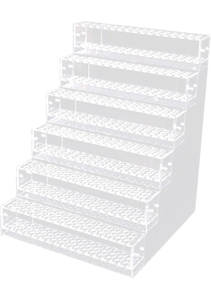 Akrilik Fırçası Düzenleyici Kırtasiye Malzemeleri Şeffaf 6 Katmanlı (Yurt Dışından)
