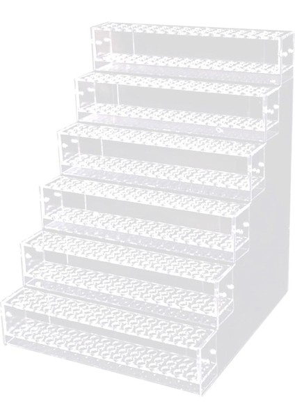 Akrilik Fırçası Düzenleyici Kırtasiye Malzemeleri Şeffaf 6 Katmanlı (Yurt Dışından)