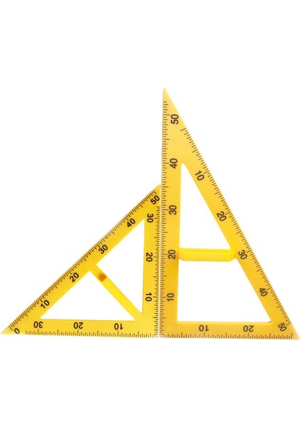 2x Matematik Geometri Cetveli Çok Işlevli Öğretim Cetveli, Üçgen Öğretim Malzemeleri, Kara Tahta Için Matematik Geometri Çizim Aracı (Yurt Dışından) indirimleri
