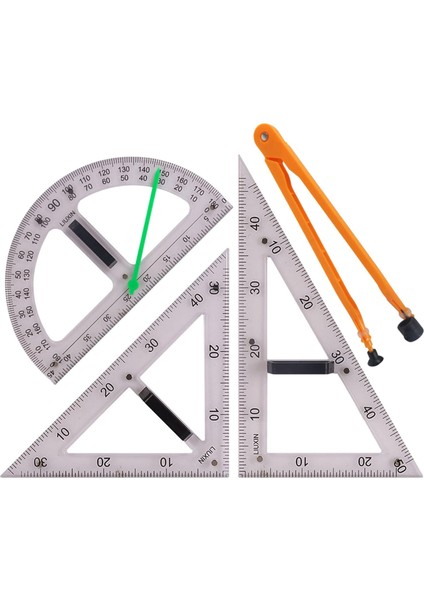 Büyük Matematik Cetvel Üçgen Cetvel Öğ Malzemeleri 4 (Yurt Dışından)
