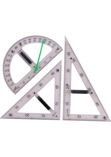 Büyük Matematik Cetvelleri Açı Ölçüm Öğ 3 (Yurt Dışından) fırsatları