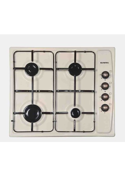 Rustik Bej Ankastre 3 Lü Set ( 835 Cam Davlumbaz+ 410F Emaye Ocak+ B66 Fırın)