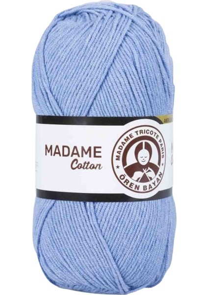 Madame Cotton Örgü Ipi ( 013 ) - Açık Mavi -